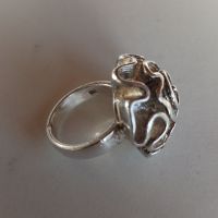 Масивен дизайнерски сребърен пръстен, снимка 1 - Пръстени - 46005050