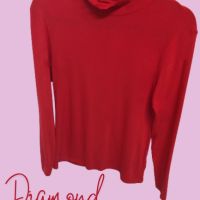 Червено поло PEPCO LADIES, 12 лв., S, M, XL , снимка 7 - Блузи с дълъг ръкав и пуловери - 45457374