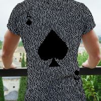 Мъжка тениска с къс ръкав,геометричен 3D принт с дизайн на Асо Пика, снимка 11 - Тениски - 45717256