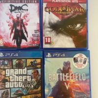 Ps4 игри- Battlefield 5, God of war 3 remastered, Gta V, Dmc DE, снимка 1 - Игри за PlayStation - 45845153