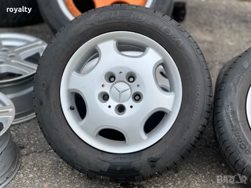 5х112 15 Джанти Mercedes C Class W203 Мерцедес Ц класа 5x112 ET 37 J 6.5 Централен отвор 66.6 Оригин, снимка 1