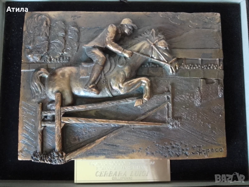 скулптура бронз 26/19 см Италия, снимка 1
