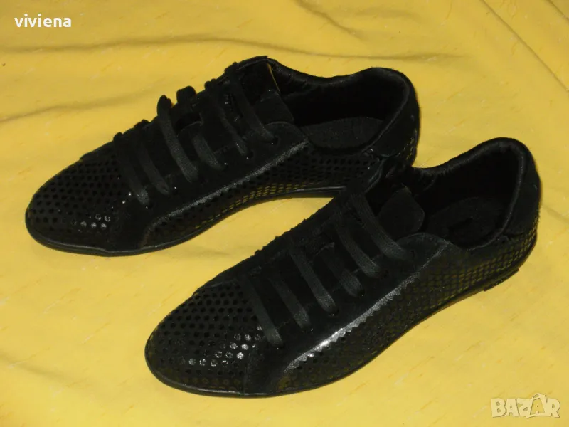 LACOSTE оригинални дамски кецове естествена кожа 37, снимка 1