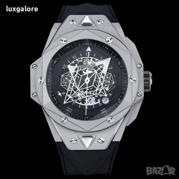 Мъжки часовник Hublot Big Bang Sang Bleu II с кварцов механизъм, снимка 1