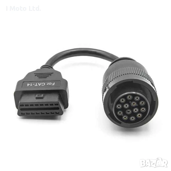 14PIN OBD Конектор за Камиони CAT, снимка 1