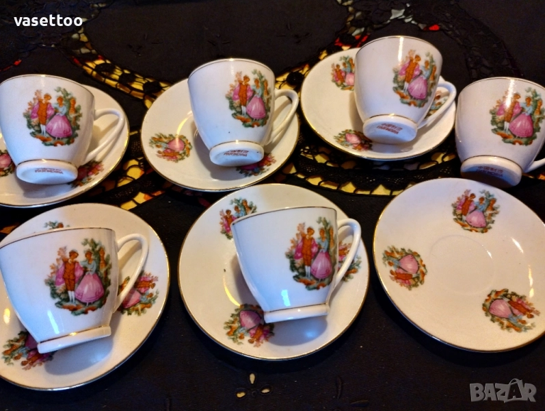 Ромео и Жулиета- сервиз за кафе, снимка 1