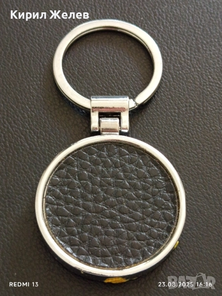 Здрав масивен ключодържател с кожа и метал 13789, снимка 1