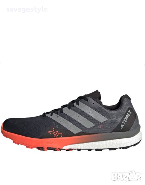 Мъжки маратонки ADIDAS Terrex Speed Ultra Trail Running Shoes Grey/Black, снимка 1