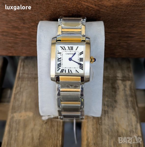Дамски часовник Cartier Tank Française с кварцов механизъм, снимка 1