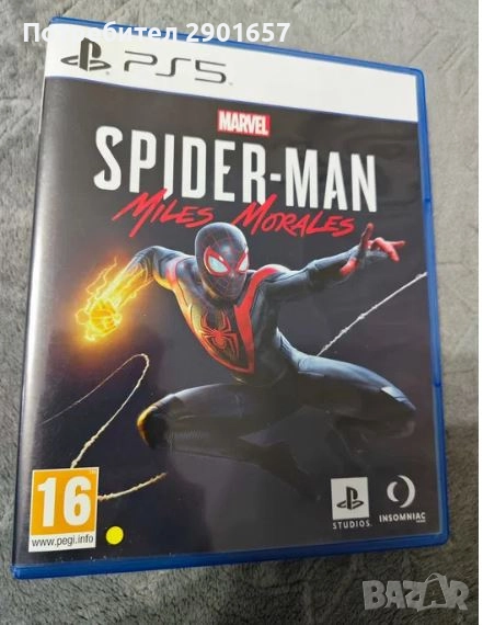 Продавам Spiderman Miles morales PS5, снимка 1