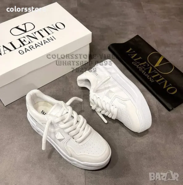 Дамски бели кецове Valentino-BR146U, снимка 1