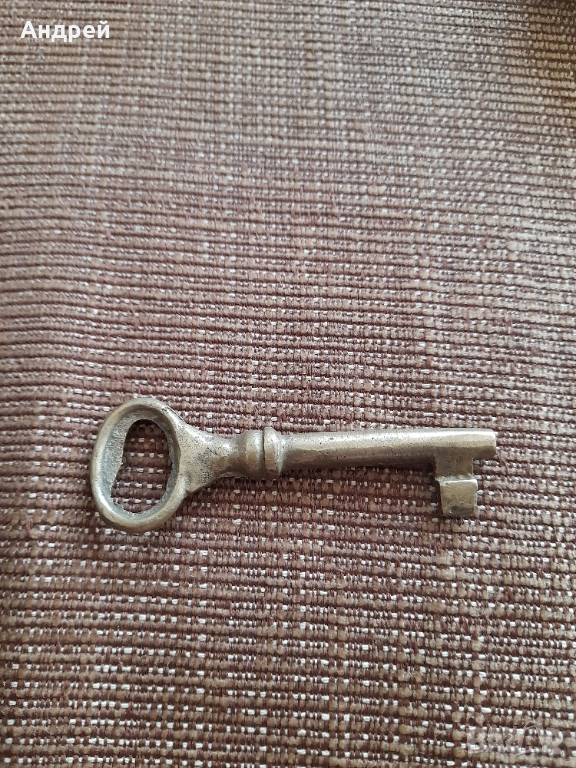 Стар метален ключ #15, снимка 1