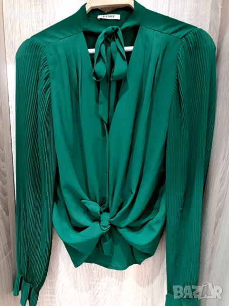 Зелена дамска риза , снимка 1