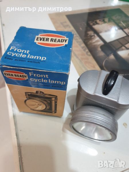 Vintage Bicycle Lamp Light Ever Ready With Box , снимка 1