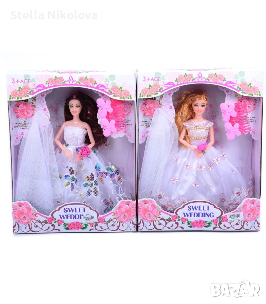 Кукла булка с воал и аксесоар, снимка 1