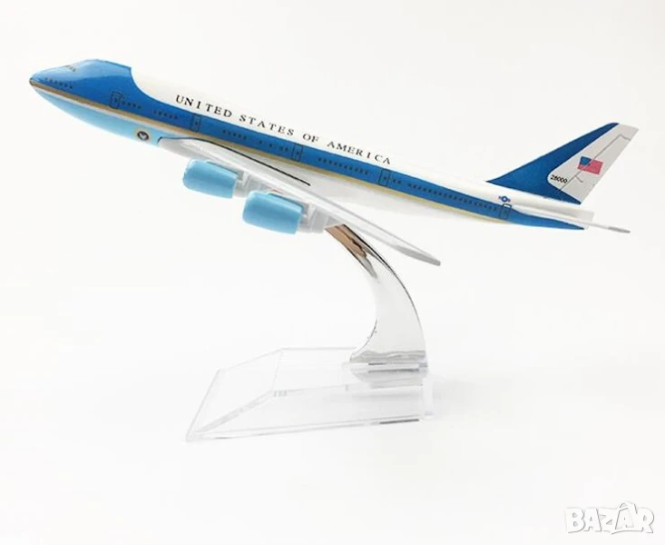 Boeing 747 самолет модел макет United States of America USA, снимка 1