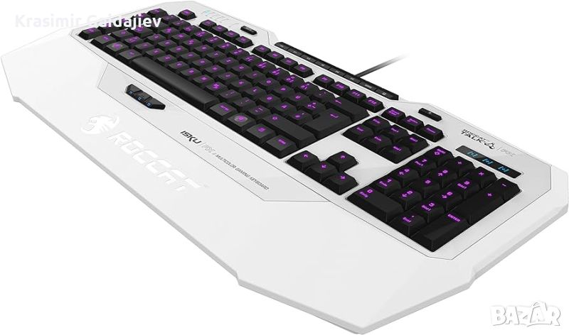 Клавиатура ROCCAT ROC-12-920 USB Бяла, снимка 1