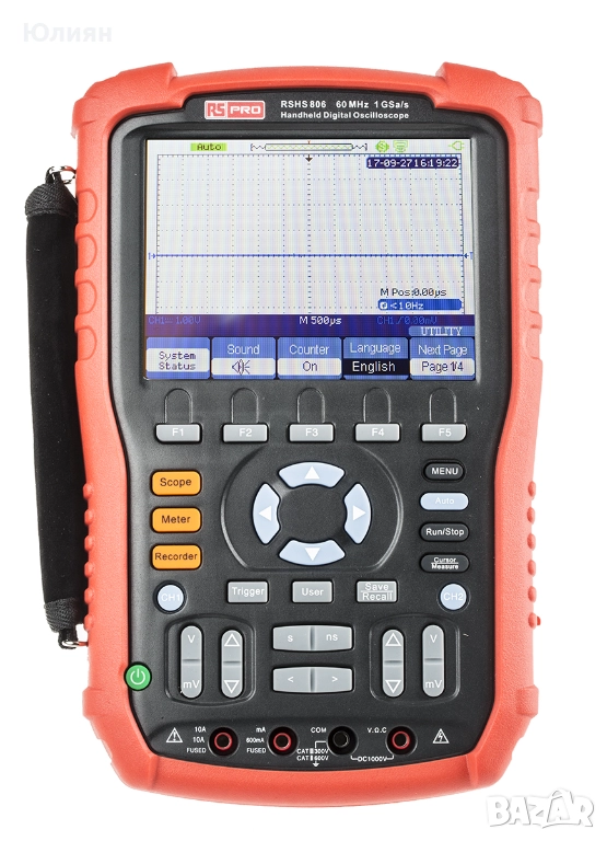 Осцилоскоп - RS Pro RSHS806 Цифров Ръчен 2 Канала, 60MHz, снимка 1