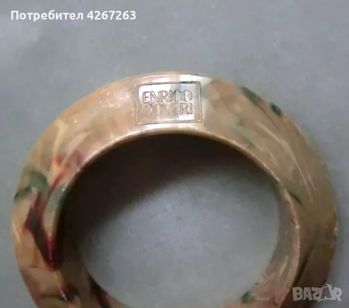 Винтидж дамска гривна Enrico Coveri, снимка 1