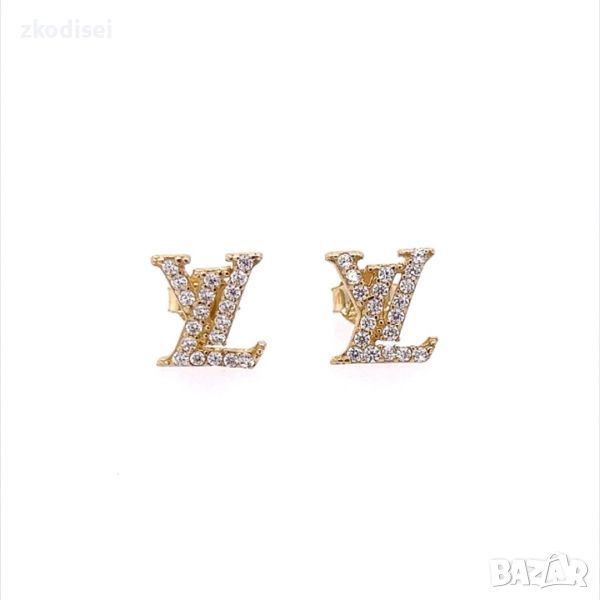 Златни обеци Louis Vuitton 1,52гр. 14кр. проба:585 модел:23788-3, снимка 1