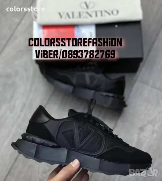 Мъжки черни маратонки Valentino/BR74, снимка 1
