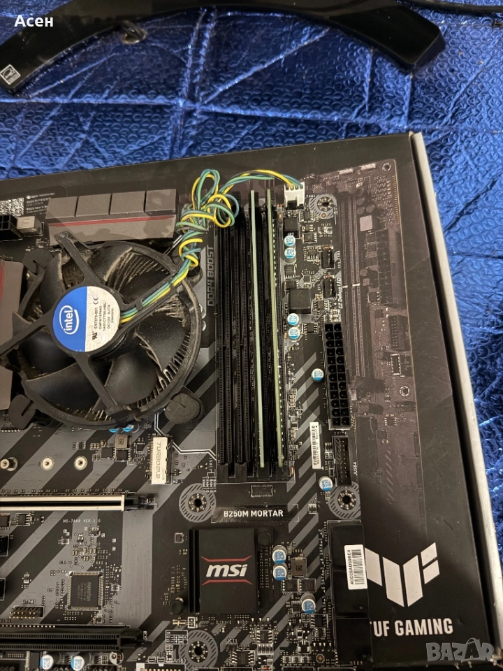 платка MSI B250M MORTAR   i7-6700 3,4 GHz 8M кеш И рам 16 гб , снимка 1