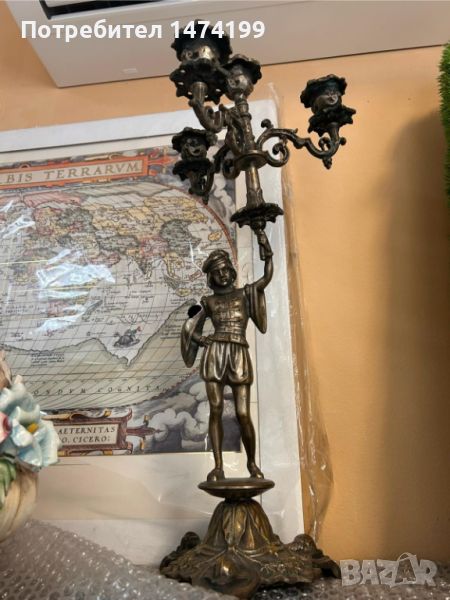Старинни венециански свещници, снимка 1