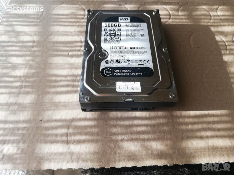 Хард диск Western Digital Caviar Black WDC WD5003AZEX 500GB SATA 6.0Gb/s , снимка 1