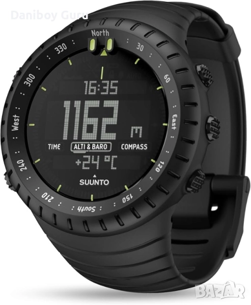 SUUNTO Core All Black Sports Watch, класически часовник за приключения на открито с алтиметър, снимка 1