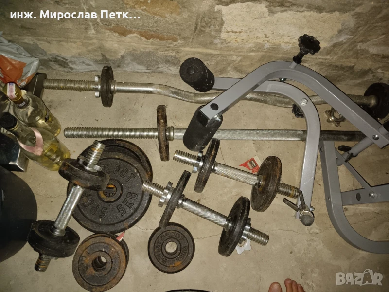 Лежанка, лостове и тежести, снимка 1