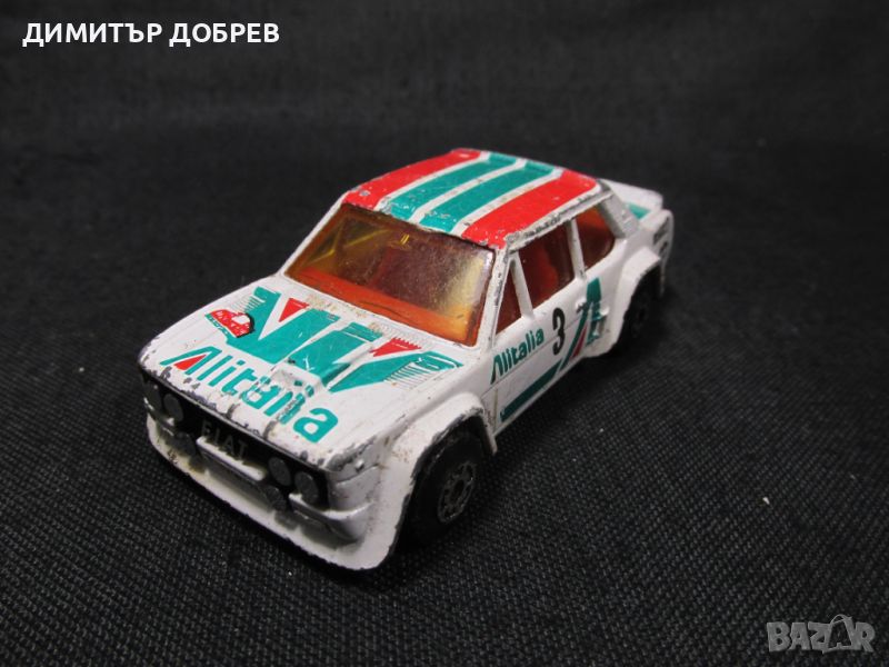 СТАРА РЕТРО МЕТАЛНА КОЛИЧКА MATCHBOX MACAU FIAT ABARTH, снимка 1