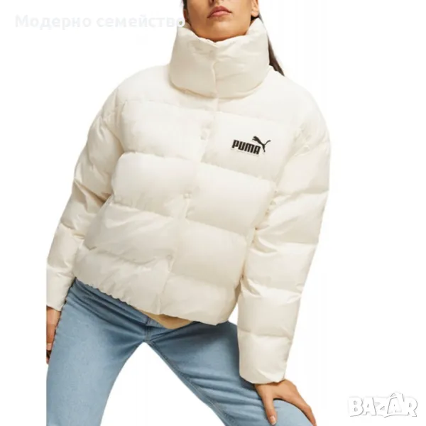 Дамско зимно яке PUMA Better Polyball Puffer Jacket Ecru, снимка 1