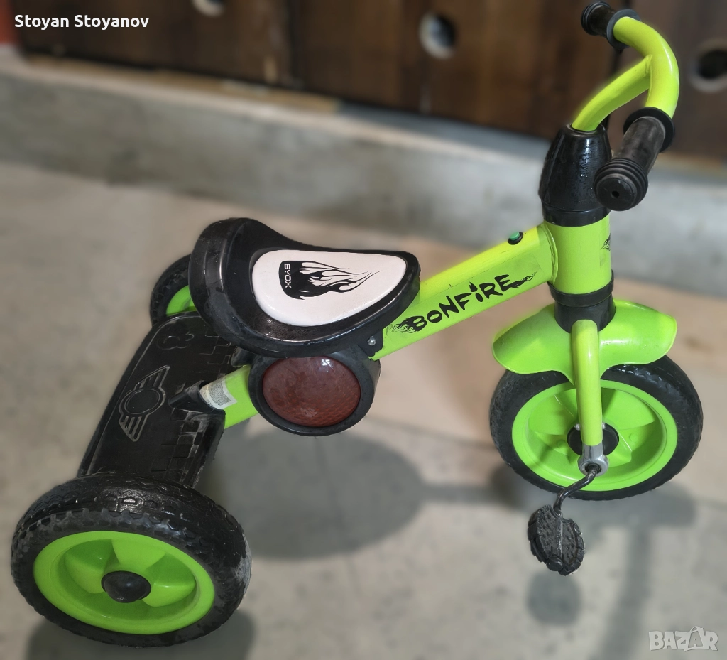 Детско колело с 3 гуми "Bonfire" - Идеално за първи стъпки!, снимка 1