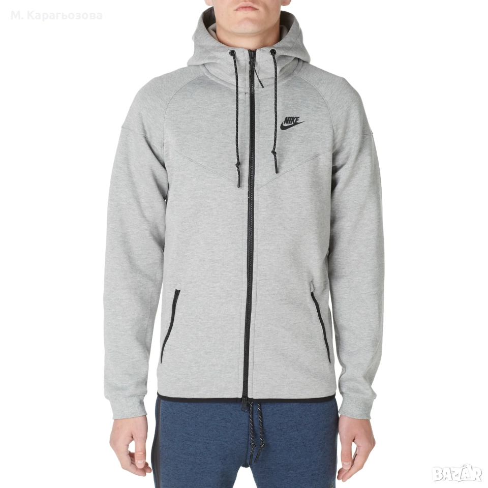 Мъжко Nike Tech Fleece Full-Zip Hoodie, Размер XL, снимка 1