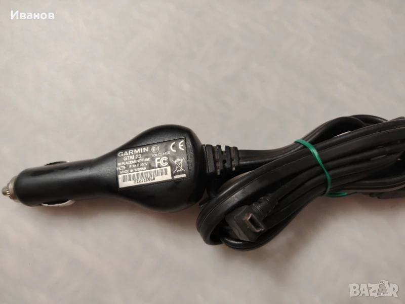 Зарядно за навигация Garmin GMT 25, снимка 1