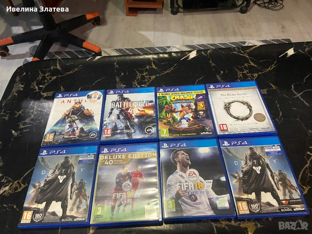 PS4 игри в много добро състояние – Anthem, Battlefield 4, Crash Trilogy и др.), снимка 1