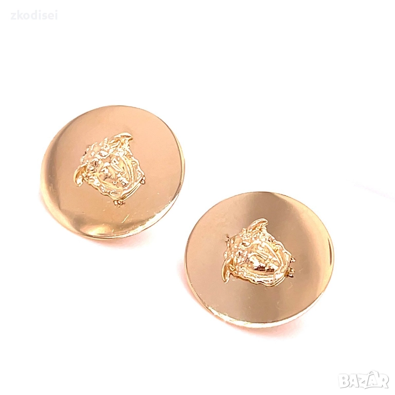 Златни обеци Versache 6,22гр. 14кр. проба:585 модел:34585-1, снимка 1