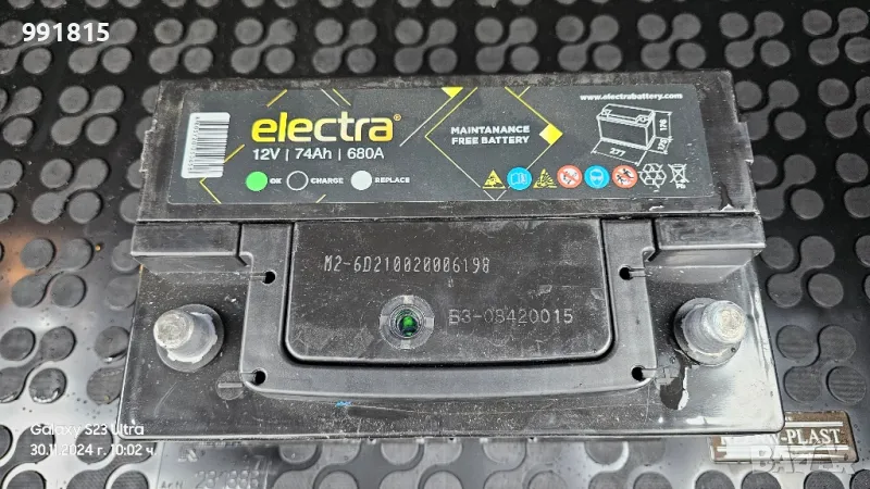 Акумулатор Electra, 12V, 74Ah, 680A - НОВ! , снимка 1