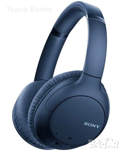 Безжични слушалки Sony - WH-CH720 - сини, снимка 1