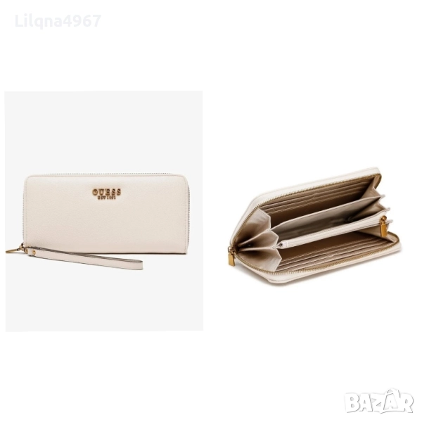 Портмоне/Clutch Guess Еко Кожа Бежово, снимка 1