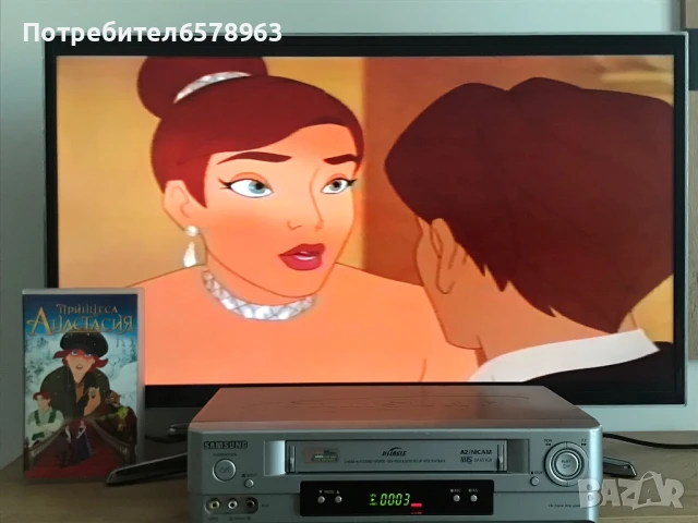 Видеокасета “ Анастасия “  VHS, снимка 12 - Анимации - 50501018