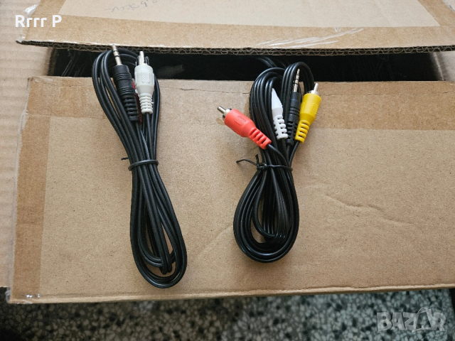 *НОВИ* Аудио видео кабел чинч към 3.5 жак