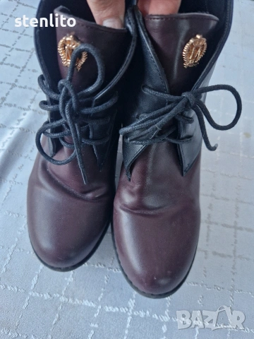 Дамски боти на платформи 38 + подарък чанта и диадема , снимка 13 - Дамски боти - 53850288