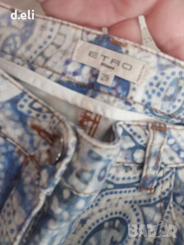 ETRO Original Size 29 Памук Страхотен панталон