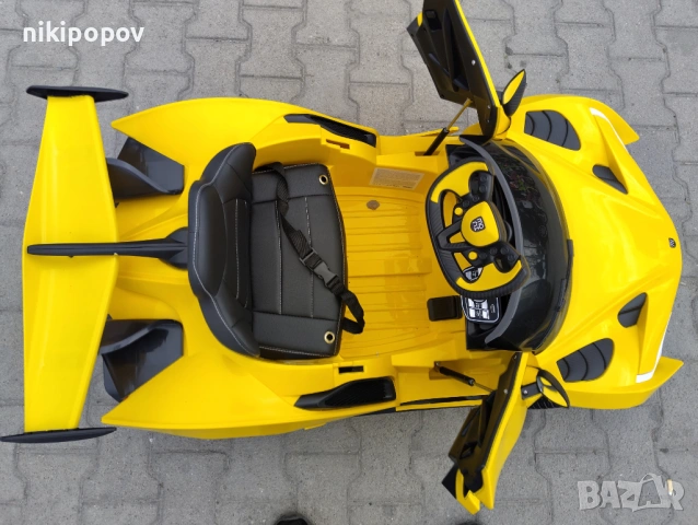 DC Акумулаторна кола 4x4 FLASH жълт, снимка 2 - Други - 53850021