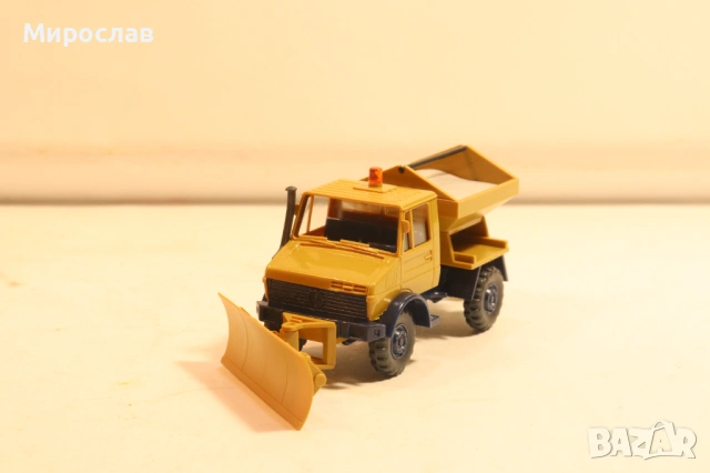 WIKING H0 1/87 MERCEDES UNIMOG КАМИОН КОЛИЧКА МОДЕЛ, снимка 3 - Колекции - 54058626