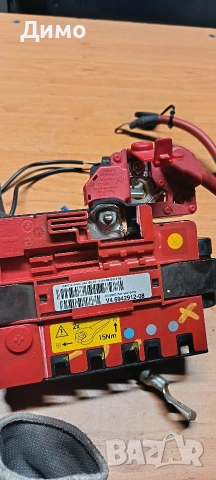 плюс клема пиропатрон плюсова клема бмв е91 bmw e91, снимка 4 - Части - 53513241