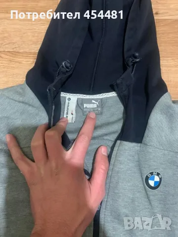 Puma BMW Motosport zip fleece, снимка 2 - Спортни дрехи, екипи - 47705592