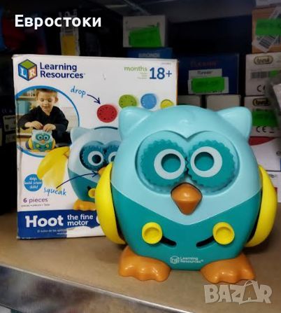 Детска играчка за фина моторика Сова - Learning Resources Hoot the Fine Motor Owl, снимка 7 - Образователни игри - 45919791