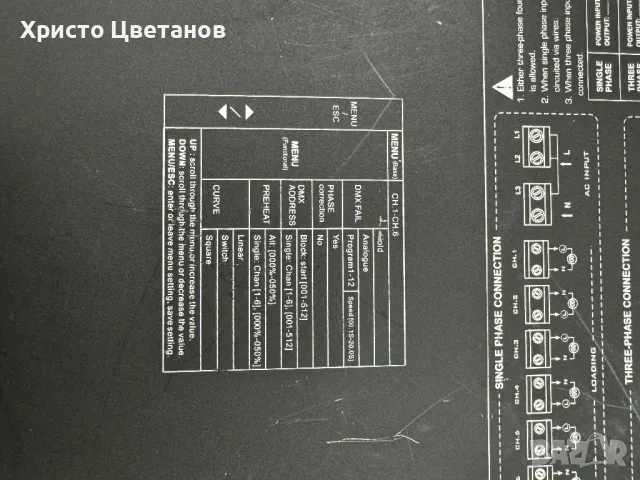 Botex DPX-620 III 6-Channel Dimmer S, снимка 5 - Друга електроника - 47174544